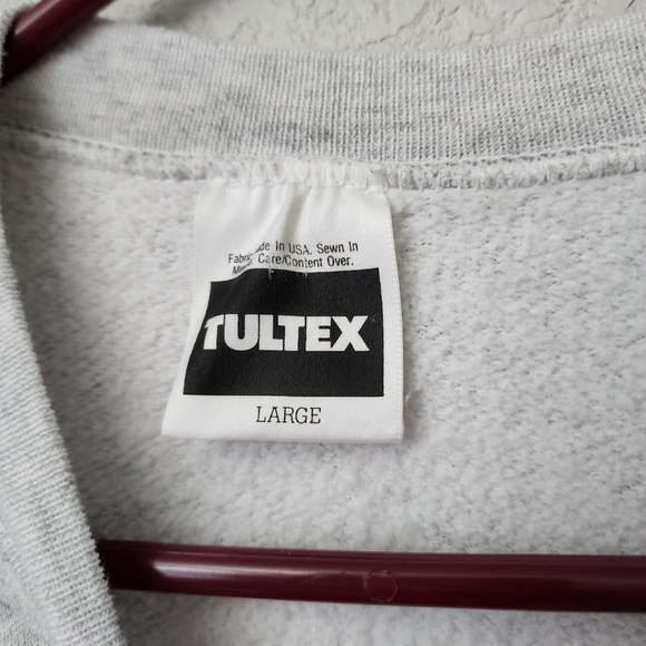 TUTLEX x TAZ x LOONEY TUNES 1994 Hockey Crewneck Sweatshirt in grey size L - Picture 3 of 7